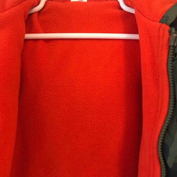 Little Me Puffer Jacket Camo 18 M Green Orange - Picture 6 of 16